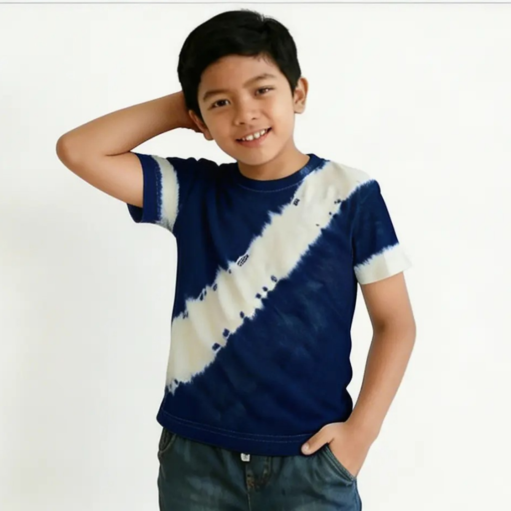 tshirt indigo 3 baju anak anak